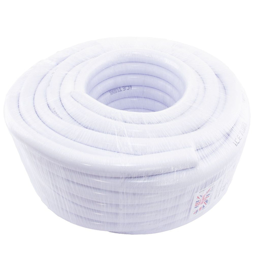 Icetube weiß Flexi Schlauch Durchmesser 19 mm - Rolle ROLE 30 m - Growshop360
