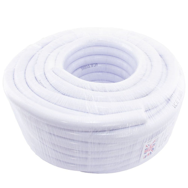 Icetube weiß Flexi Schlauch Durchmesser 19 mm - Rolle ROLE 30 m - Growshop360