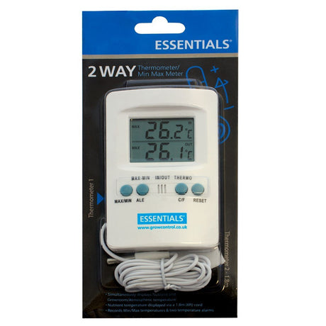 Essentials Digital Max/Min Hygrometer - Growshop360
