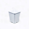 Blumentopf aus Kunststoff, quadratisch weiß 20x20x23 cm - 5,7 l, Packung mit 100 Stk. - Growshop360