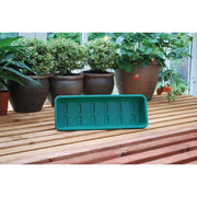 Garland Kunststoffschale Narrow Tray Grün, 37,5x13,5x6 cm - Growshop360