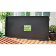 Garland Kunststoffschale Riesige Gartenwanne Schwarz 110x55x5 cm - Growshop360