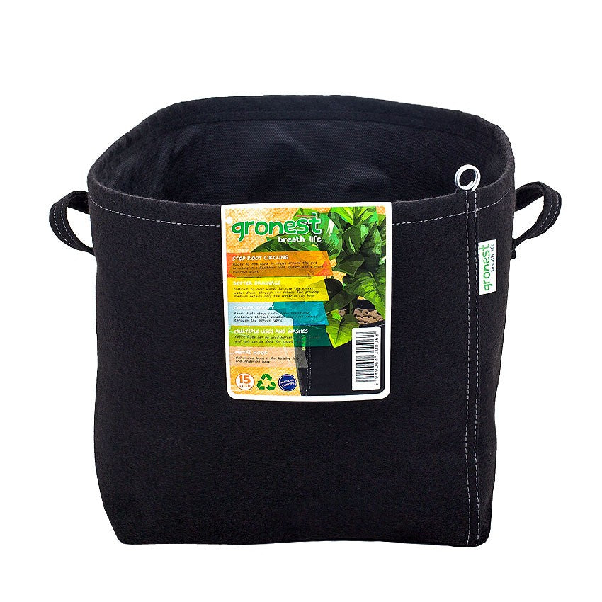 Gronest Aqua Breathe Textil-Topf 24.5x24.5x25 cm - 15 l - Growshop360