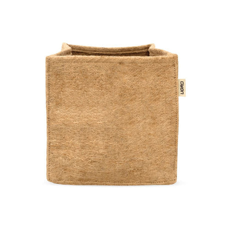 U Gro Jute Quadratischer Blumentopf 9x9x9 cm - 8 l - Growshop360