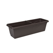 Plastkon Blumenkasten Extra Flor Braun, 60x20.5x17 cm - Growshop360