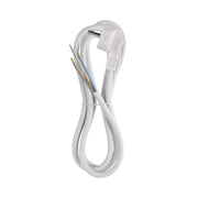 Netzkabel mit EU-Stecker und freiem Ende, 2 m WEISS - Growshop360