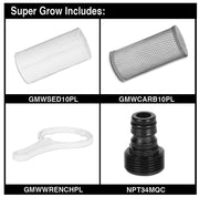 Growmax Water Super Grow, Kohle-Wasserfilter 800 l/h - Growshop360