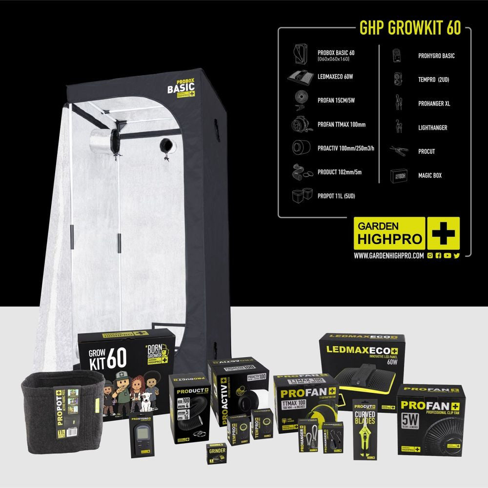 Garden High Pro Grow Kit 60 - Komplettes Set für optimales Pflanzenwachstum - Growshop360