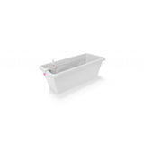 Selbstbewässernder Blumentopf Extra Line SMART, Länge 40cm Weiß - Growshop360