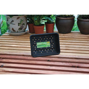 Garland Kunststoff-Saatgutwanne Small Seed Tray Schwarz mit Ablauf 23x17x6 cm - Growshop360