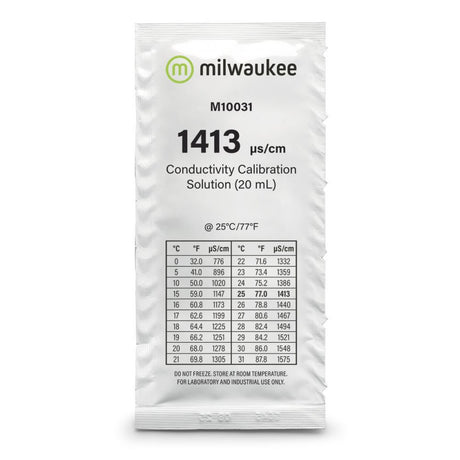 Milwaukee EC 1.413 20 ml, Kalibrierlösung BOX 25 Stk. - Growshop360