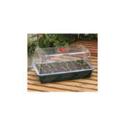 Garland Gewächshaus Kleiner High Dome Propagator Schwarz mit Drainage, Hartplastik, unbeheizt, 23x17x18 cm - Growshop360