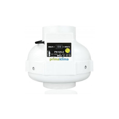 Prima Klima Rohrventilator PK125-2 125 mm - 220/420 m³/Std, 2-Gang - Growshop360