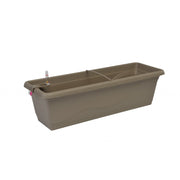 Selbstbewässernder Blumentopf Extra Line SMART, Länge 60cm Taupe - Growshop360