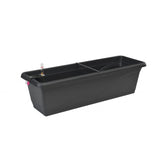 Selbstbewässernder Blumentopf Extra Line SMART, Länge 60cm Anthrazit - Growshop360