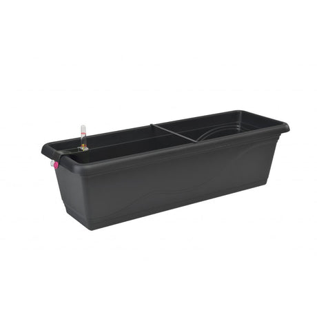 Selbstbewässernder Blumentopf Extra Line SMART, Länge 60cm Anthrazit - Growshop360