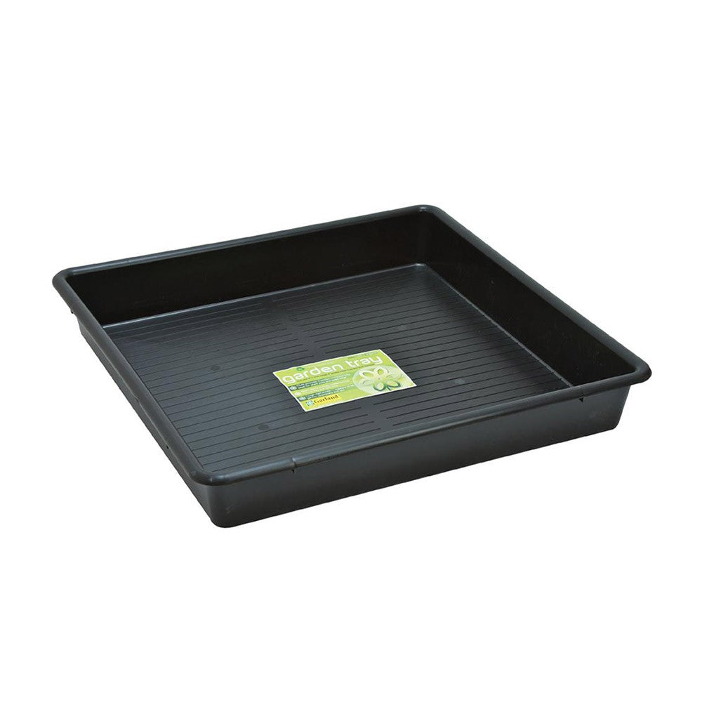Garland Kunststoffschale Quadratische Schale Schwarz 60x60x12 cm - Growshop360