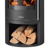 Justus Mino 2.0 Kaminofen 5,5 kW kompakt Panoramascheibe für 88 m³ 5