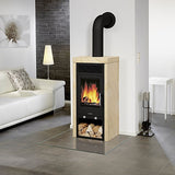 Justus Sylt Kaminofen 6 kW raumluftunabhängig Specksteinkeramik 124 m³ A+ 4