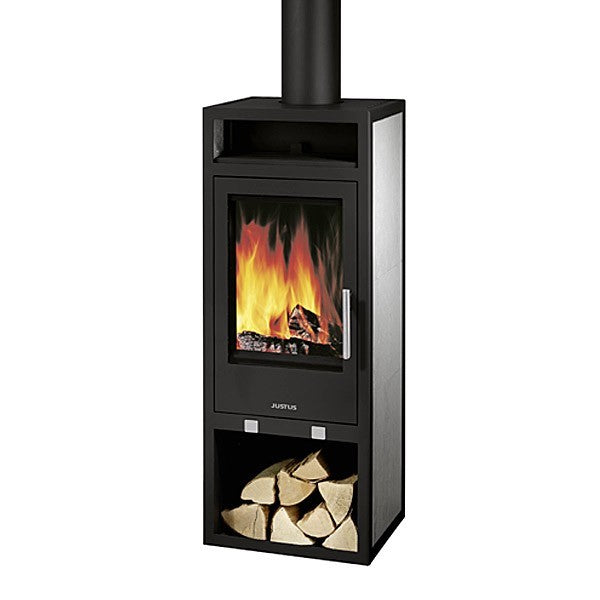 Justus Sylt Kaminofen 6 kW raumluftunabhängig Specksteinkeramik 124 m³ A+