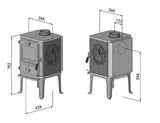 Morsø 1412 Gussofen 5,3 kW Strahlungsofen – ikonisches Eichhörnchen-Motiv 4