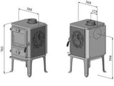 Morsø 1412 Gussofen 5,3 kW Strahlungsofen – ikonisches Eichhörnchen-Motiv 5